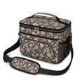 thumbnail image 1 of Lunch Box Pioneer Flower Floral Print Pattern Insulated Lunch Bag for Women Men,Medium Leakproof Lunchbox Cooler Bag Adjustable Strap,10 X 6.7 X 8 Inches, 1 of 6