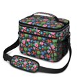 thumbnail image 1 of Lunch Box Pioneer Flower Floral Print Pattern Insulated Lunch Bag for Women Men,Medium Leakproof Lunchbox Cooler Bag Adjustable Strap,10 X 6.7 X 8 Inches, 1 of 6
