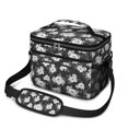 thumbnail image 1 of Lunch Box Pioneer Flower Floral Print Pattern Insulated Lunch Bag for Women Men,Medium Leakproof Lunchbox Cooler Bag Adjustable Strap,10 X 6.7 X 8 Inches, 1 of 6