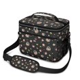 thumbnail image 1 of Lunch Box Pioneer Flower Floral Print Pattern Insulated Lunch Bag for Women Men,Medium Leakproof Lunchbox Cooler Bag Adjustable Strap,10 X 6.7 X 8 Inches, 1 of 6
