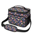 thumbnail image 1 of Lunch Box Pioneer Flower Floral Print Pattern Insulated Lunch Bag for Women Men,Medium Leakproof Lunchbox Cooler Bag Adjustable Strap,10 X 6.7 X 8 Inches, 1 of 6