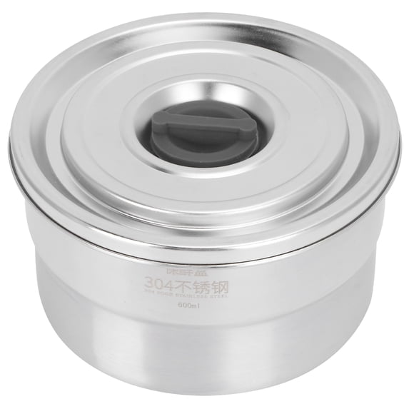Lunch Box Portable 304 Stainless Steel Food Storage Container for School Picnic Camping600ml