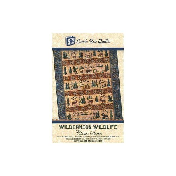Lunch Box Quilts Wilderness Wildlife Ptrn