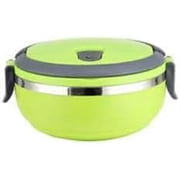 Lunch Box - Single Layer Stainless Steel Thermal Food Container, Spill-Resistant Design, Leakproof Insulated Lunch Tote with Portable Handle for Office Commute, Travel & Outdoor Dining