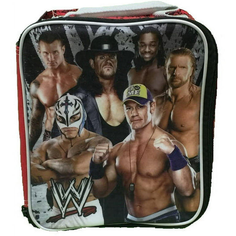 Lunch Box - WWE - Insulated - John Cena Rey Mysterio - Vertical