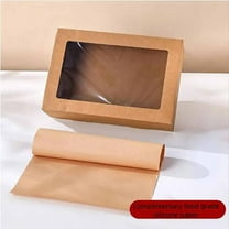 Lunch Box for Women Bento Box Disposable Picnic Box Kraft Paper Lunch Containers for Adults Paper Foldable Food Containers for College,Dorm,Office & Travel