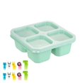 thumbnail image 1 of Lunch Box for Women Bento Box Leak Proof 4 Compartment Lunch Containers Set Snack Container Fruit Stick Teens Sauces Divider With Lid Food Containers for College,Dorm,Office & Travel, 1 of 5