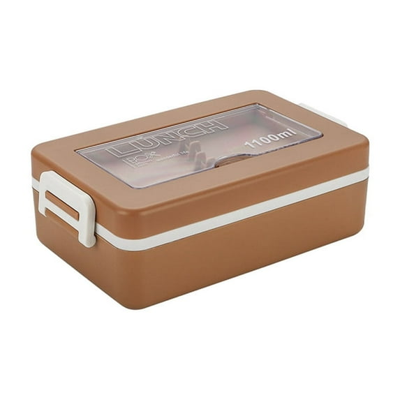 Lunch Box for Women Bento Box Lunch Containers for Adults 1100ml 3 Compartments Sealed Plastic Lunch Box With Spoon And Fork Leak Proof Microwavable Food Containers for College,Office & Travel