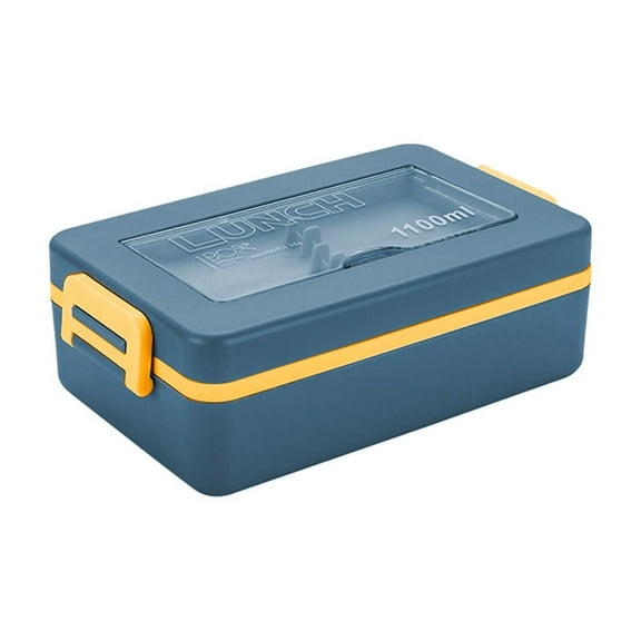 Lunch Box for Women Bento Box Lunch Containers for Adults 1100ml 3 Compartments Sealed Plastic Lunch Box With Spoon And Fork Leak Proof Microwavable Food Containers for College,Office & Travel