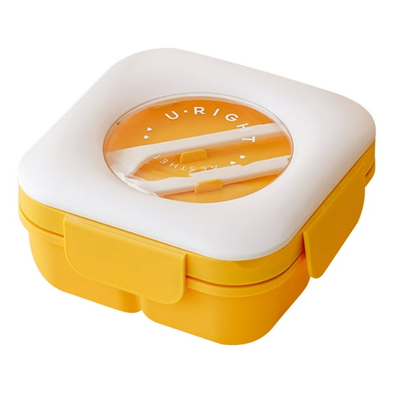 Lunch Box for Women Bento Box Square Lunch Containers for Adults Food Grade Double Lunch Box Salad Box Microwaveable Working Teens Lunch Box With Cutlery Food Containers for College,Dorm,Office