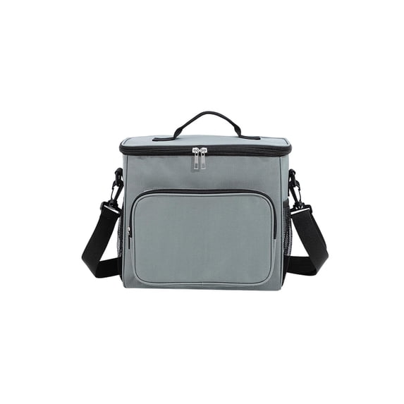 Lunch Box for Women/Men,Insulated Cooler Lunch Bag for Outdoor Outing & Picnic | Collapsible Waterproof Food Container with Handle & Strap for Beach Camping Travel,Dark Gray