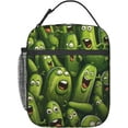 thumbnail image 1 of Lunch Box for Adults Funny Pickle Lunch Bag Cooler Tote Reusable Insulated Lunch Bag Container Gifts for Office Picnic Travel Work, 1 of 6