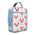 thumbnail image 1 of Lunch Box for Men Women Adults Small Lunch Bag for Office Work Picnic Reusable Portable Lunchbox, Marine Adorable Crab, 1 of 6