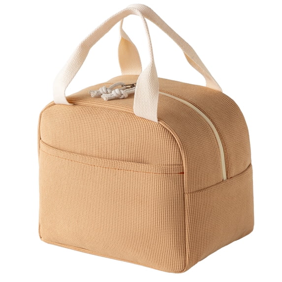 Lunch Box for Women Insulated Lunch Bag Corduroy Lunch Tote Bags Leakproof Cooler Lunch Case for Travel Work Picnic/Coffee