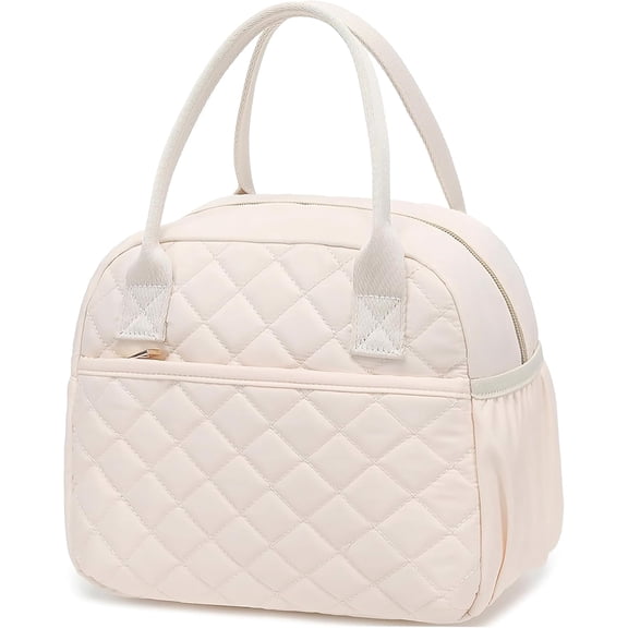 Lunch Box for Women Insulated Lunch Bag Lunchbox Cooler Thermal Leakproof Quilted  Lunch Tote Bag for Work School Travel Picnic