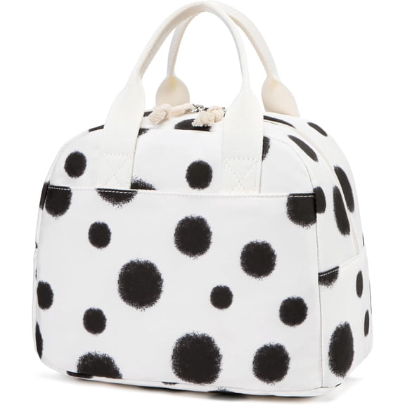 Lunch Box for Women,Insulated Lunch Bag,Polka Dot 14-Can(9L)