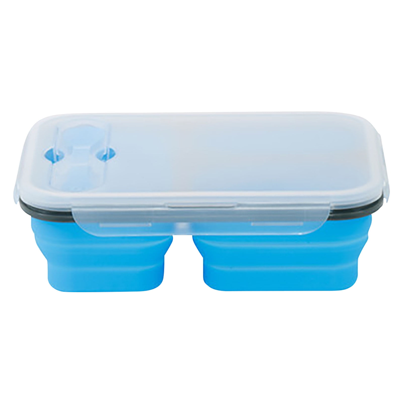 Lunch Box storage With Spoon stackable storage bins Folding Microwave ...