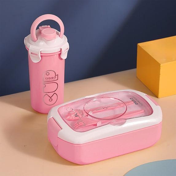 Lunch Clearnace! YZEGDCH K*ids Lunch Box Reusable Compartment Food Containers for K*ids and Adults Wheat Straw Snack Containers for K*ids Adults