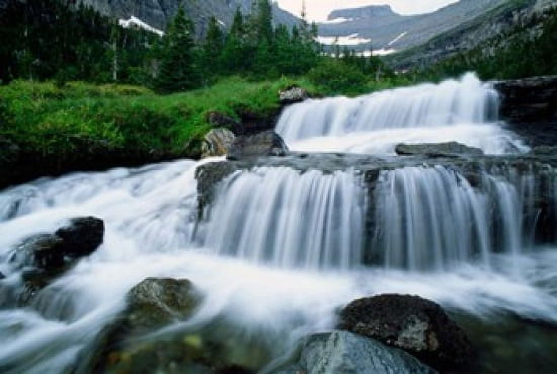 Lunch Creek Canvas Art - Panoramic Images (18 x 12)