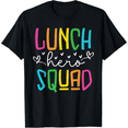 thumbnail image 1 of Lunch Hero Squad Kitchen Food Service Cafeteria Crew Canteen Mens T-Shirt, 1 of 7