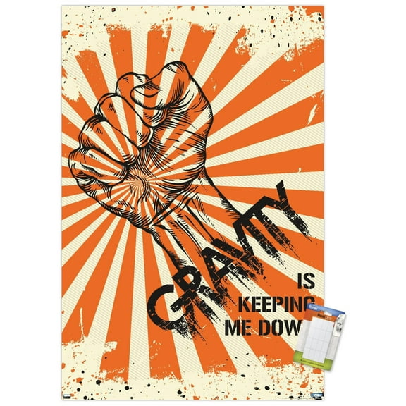 Lunch Hour Productions - Gravity Keeping Me Down Wall Poster, 22.375" x 34"