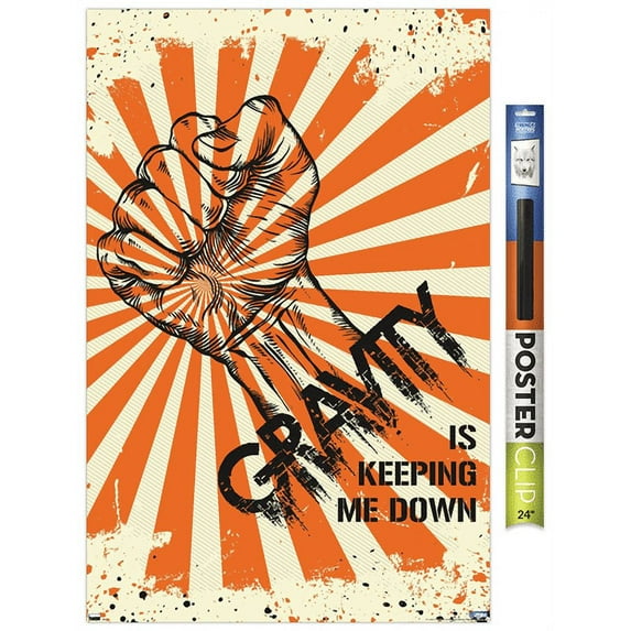 Lunch Hour Productions - Gravity Keeping Me Down Wall Poster, 22.375" x 34"