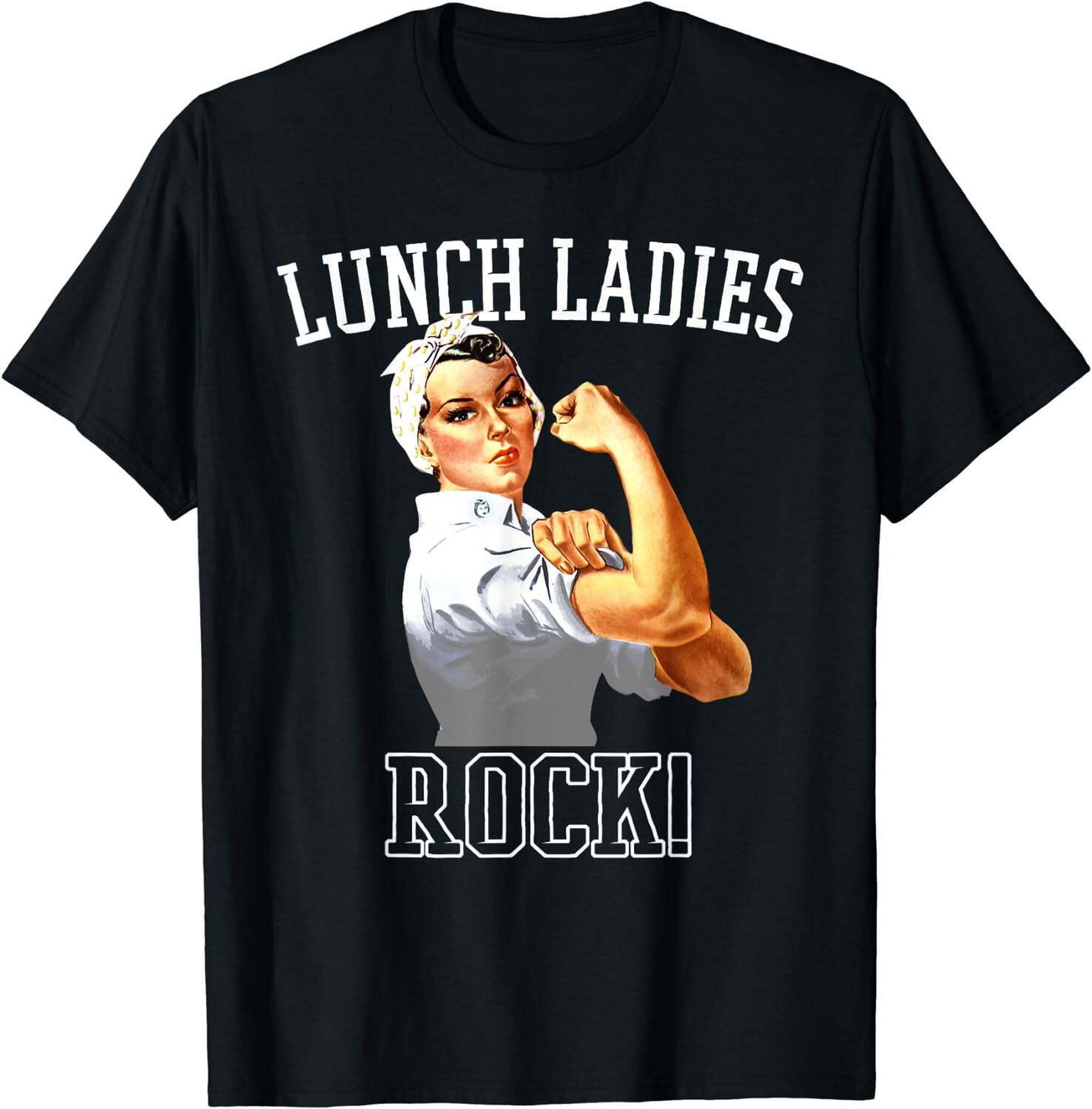 Lunch Ladies Rock Cafeteria Worker Funny Lunch Lady T Shirt