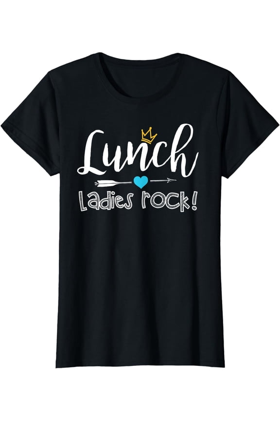 Lunch Ladies Rock! Lunch Lady Squad - Back To School Gift T-Shirt