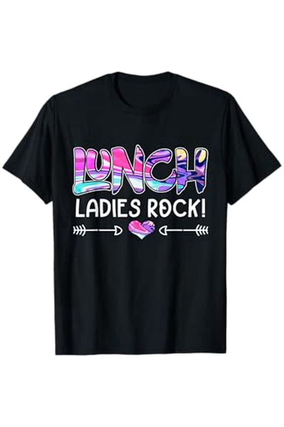 Lunch Ladies Rock Lunch Lady Squad - Back To School T-Shirt