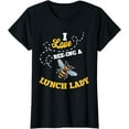 thumbnail image 1 of Lunch Lady Bee Lover Cafeteria School Food Service Crew T-Shirt, 1 of 3