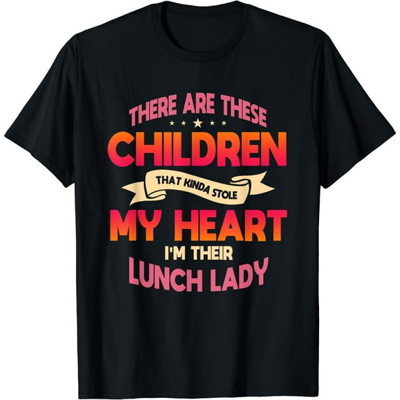 Lunch Lady Cafeteria Crew School Kitchen Staff Food Service T-Shirt Black 4X-Large