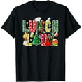 thumbnail image 1 of Lunch Lady Christmas Lunch Ladies Xmas Party T-Shirt, 1 of 4