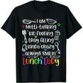 thumbnail image 1 of Lunch Lady Cute Appreciation Cafeteria Worker Back To School T-Shirt Black 4X-Large, 1 of 4