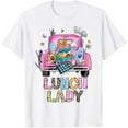 thumbnail image 1 of Lunch Lady Cute Truck Lunch Ladies Squad Cafeteria Crew T-Shirt, 1 of 6