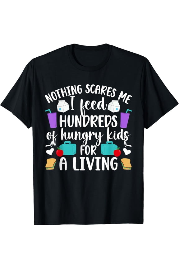 Lunch Lady Funny Lunch Ladies School Cafeteria Worker T-Shirt