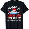 thumbnail image 1 of Lunch Lady Life Lunch Lady Christmas Lunch Ladies Xmas Party T-Shirt, 1 of 4