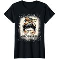 thumbnail image 1 of Lunch Lady Messy Hair Woman Bun Lunch Lady Life T-Shirt, 1 of 3