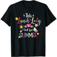 thumbnail image 1 of Lunch Lady Out For Summer Lunch Lady Last Day Of School T-Shirt Black X-Large, 1 of 4
