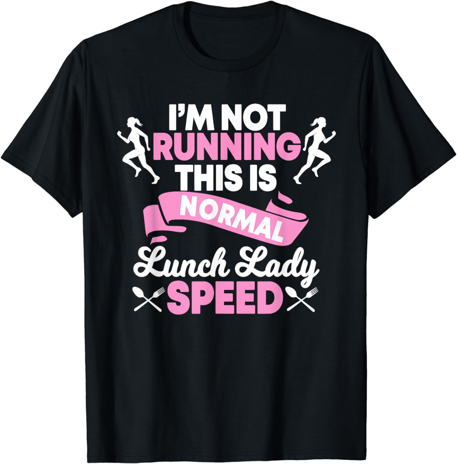 Lunch Lady Running Cafeteria Crew School Food Service Worker TShirt
