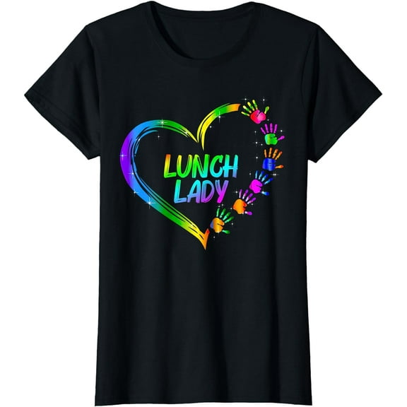 Lunch Lady School Cafeteria Life Funny Cute Valentines Day T-Shirt