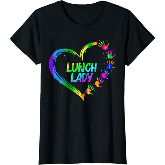 Lunch Lady School Cafeteria Life Funny Cute Valentines Day T-Shirt