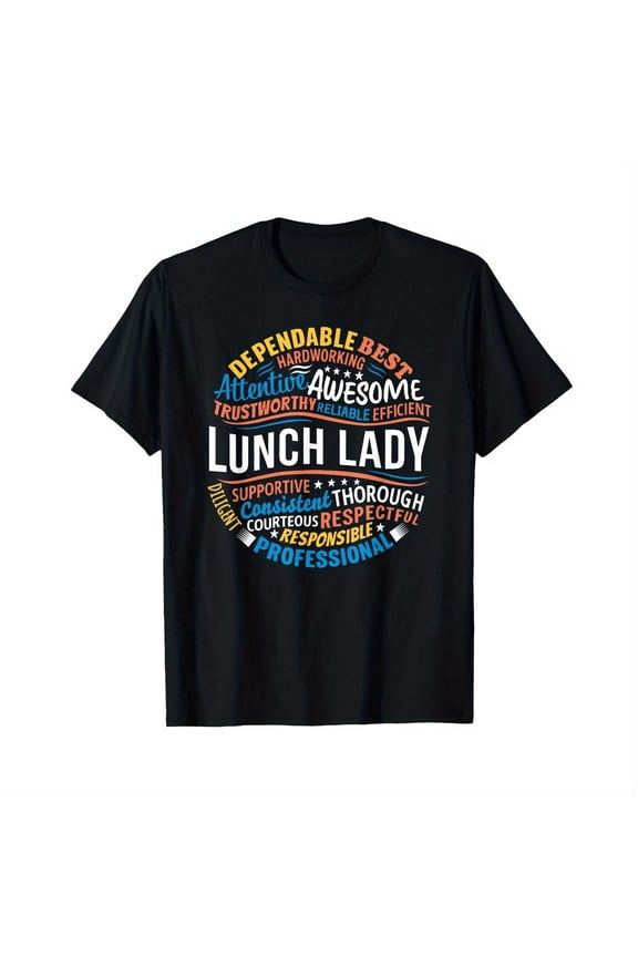 Lunch Lady Shirt Funny Appreciation Week Gift T-Shirt