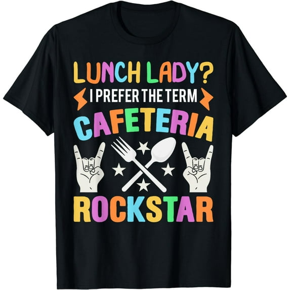 Lunch Lady Squad School Cafeteria Crew Worker Food Service T-Shirt
