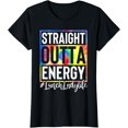 thumbnail image 1 of Lunch Lady Straight Outta Energy Lunch Lady Life Tie Dye T-Shirt, 1 of 3