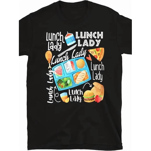 Lunch Lady T-Shirt100% Cotton - 220 G