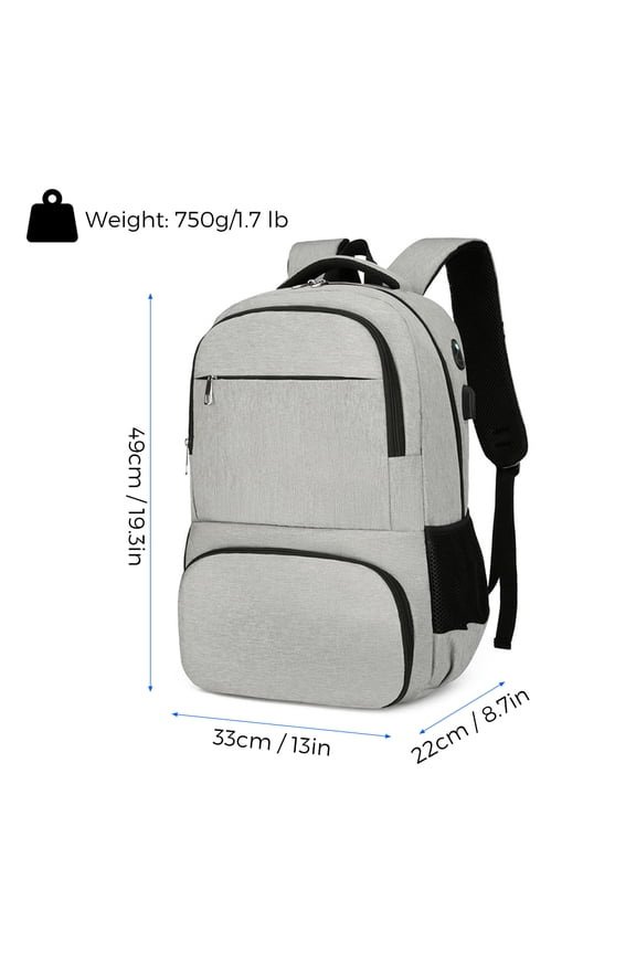 Lunch Lunch Backpack, Insulated Cooler Backpack Lunch Box For Men Women, 15.6 Inches Laptop Backpack With USB Port, Water Resistant Leak-proof Lunch Bag For Work School Picnics