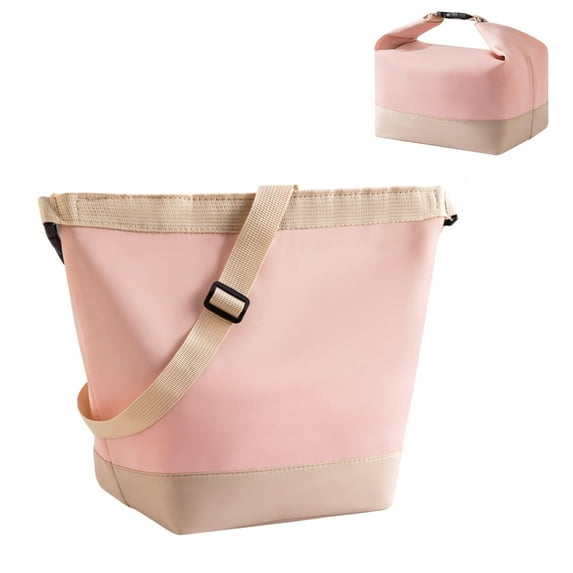Insulate Woman Lunch Bag for Work Reusable Tote Bag Lunchboxes for Adult Lunch Container Pink