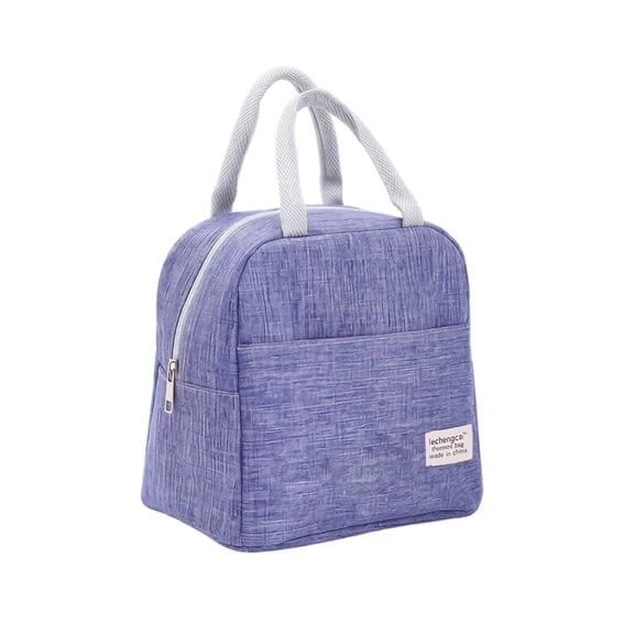 Lunch Tote | Insulated Cooler Bag Leak Resistant Work Lunch Bag for Adults | Gift for Mom Or Gift for Dad Blue Oxford Cloth