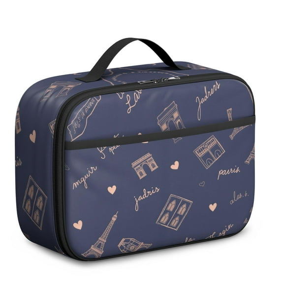 Lunch Tote Lunch Bags for Women Men, Eiffel Tower Strap Lunch Bag Adults Leak Proof Small Lunch Tote Bags for Picnic Outdoor and Beach