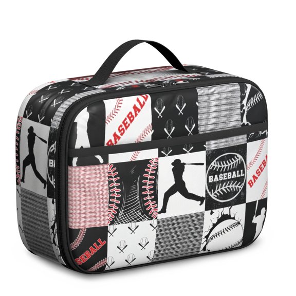 Lunch Tote with Playful Kawaii Style Illustration, Funny Cartoon Expressions, and Colorful Animal Prints – Durable Insulated Lunch Bag for School and Travel